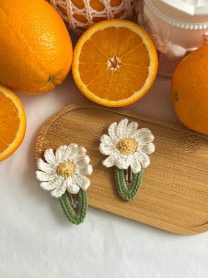 Clamă Handmade cu Floare de Mușețel