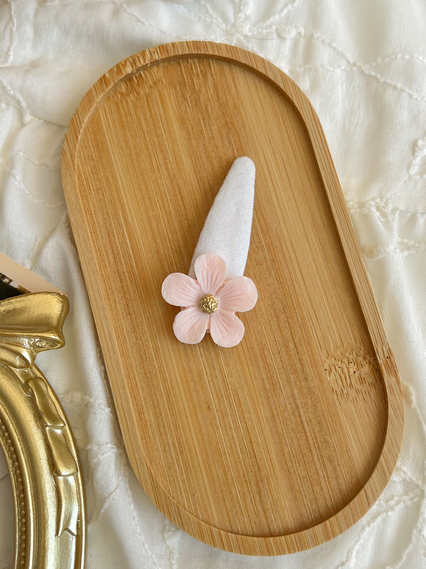 Agrafe 🌸 Flower Satin Pastel
