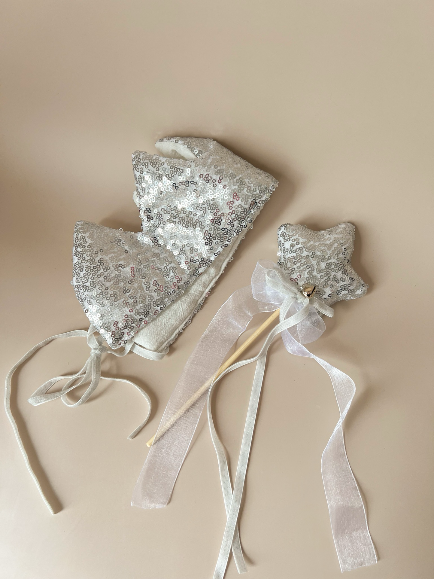 Set aniversar – Coroniță & Baghetă Silver Star