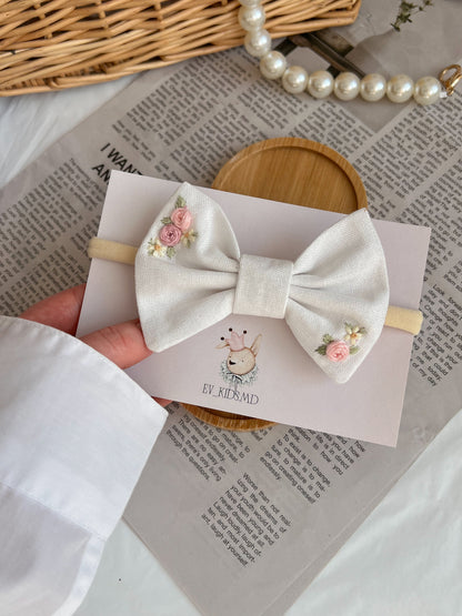 Bentiță 🤍 Ivory Bow