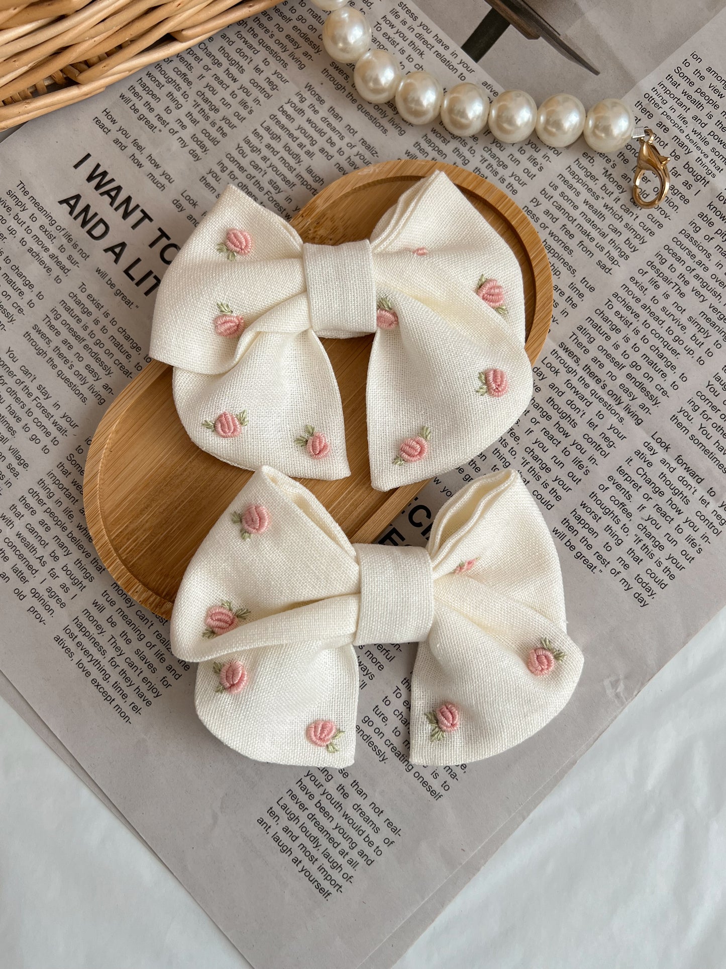 Agrafe 🤍 Ivory Rose