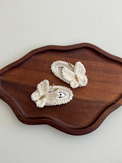 Agrafă Fluture Croșetat – Pastel