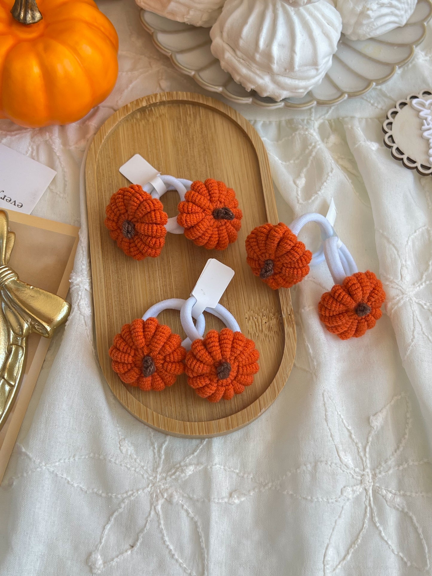 Elastice Croșetate — Pumpkin