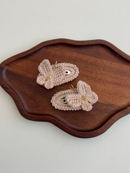 Agrafă Fluture Croșetat – Pastel
