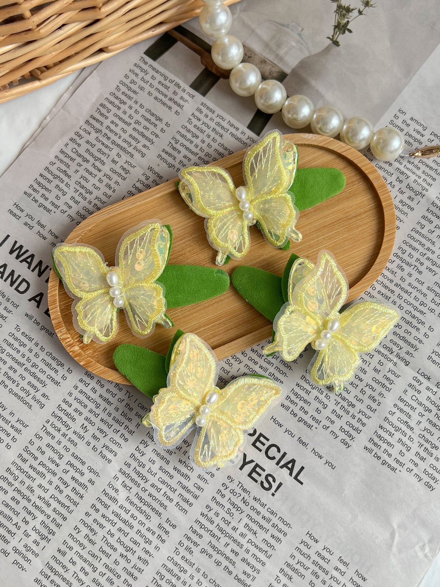 Agrafe 💚 Butterfly Organza