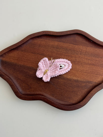 Agrafă Fluture Croșetat – Pastel