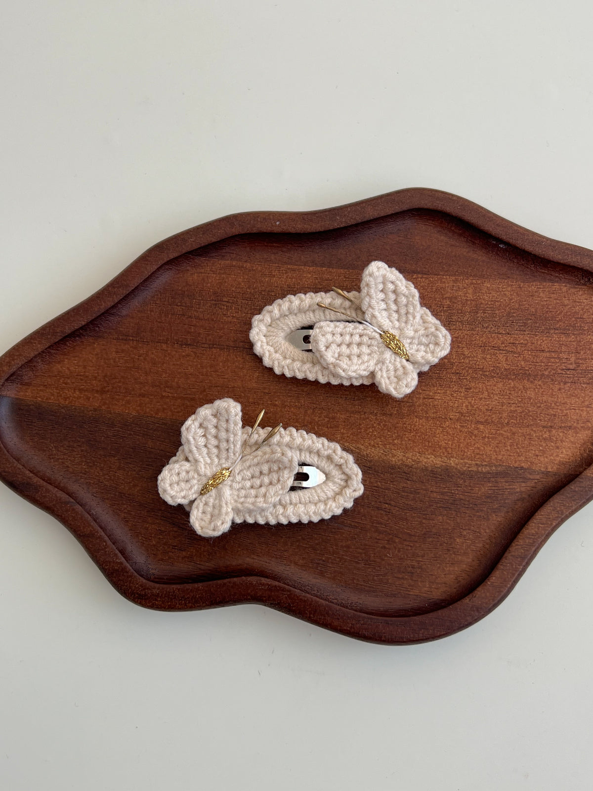 Agrafă Fluture Croșetat – Pastel