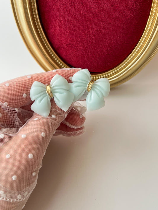 Elastice „Ribbon” — albastru mint