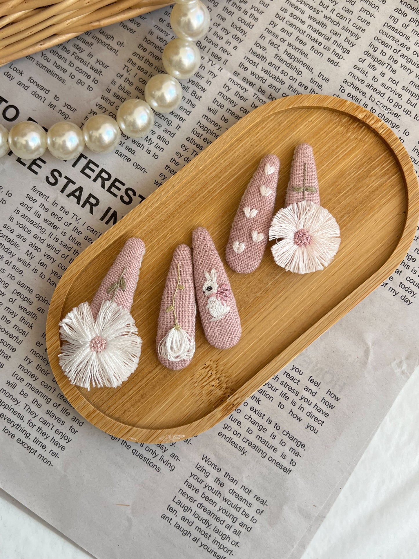 Clame brodate «Bunny Love»