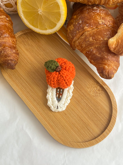 Agrafe Croșetate — Pumpkin