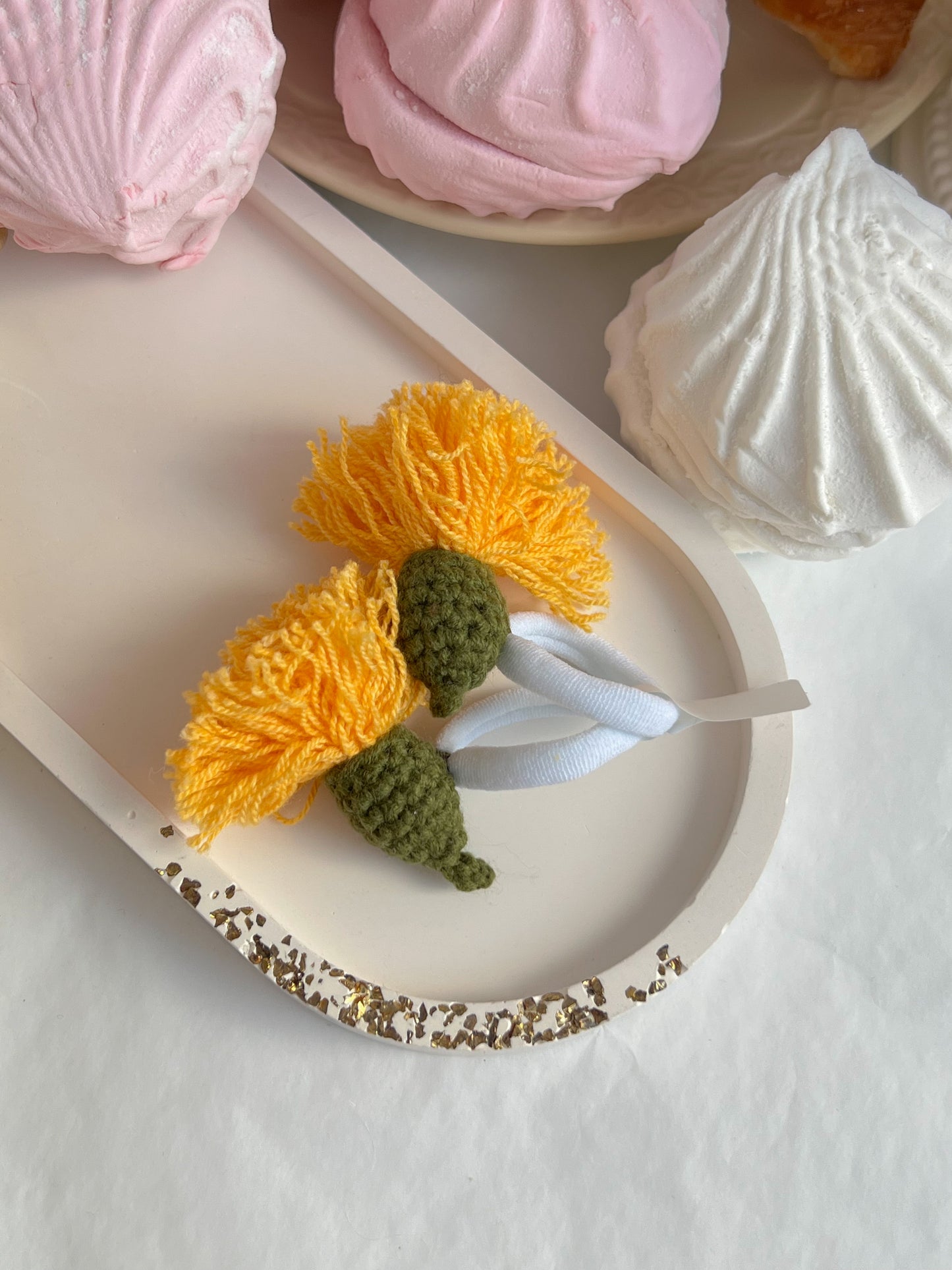 Elastic - Fluffy Flowers