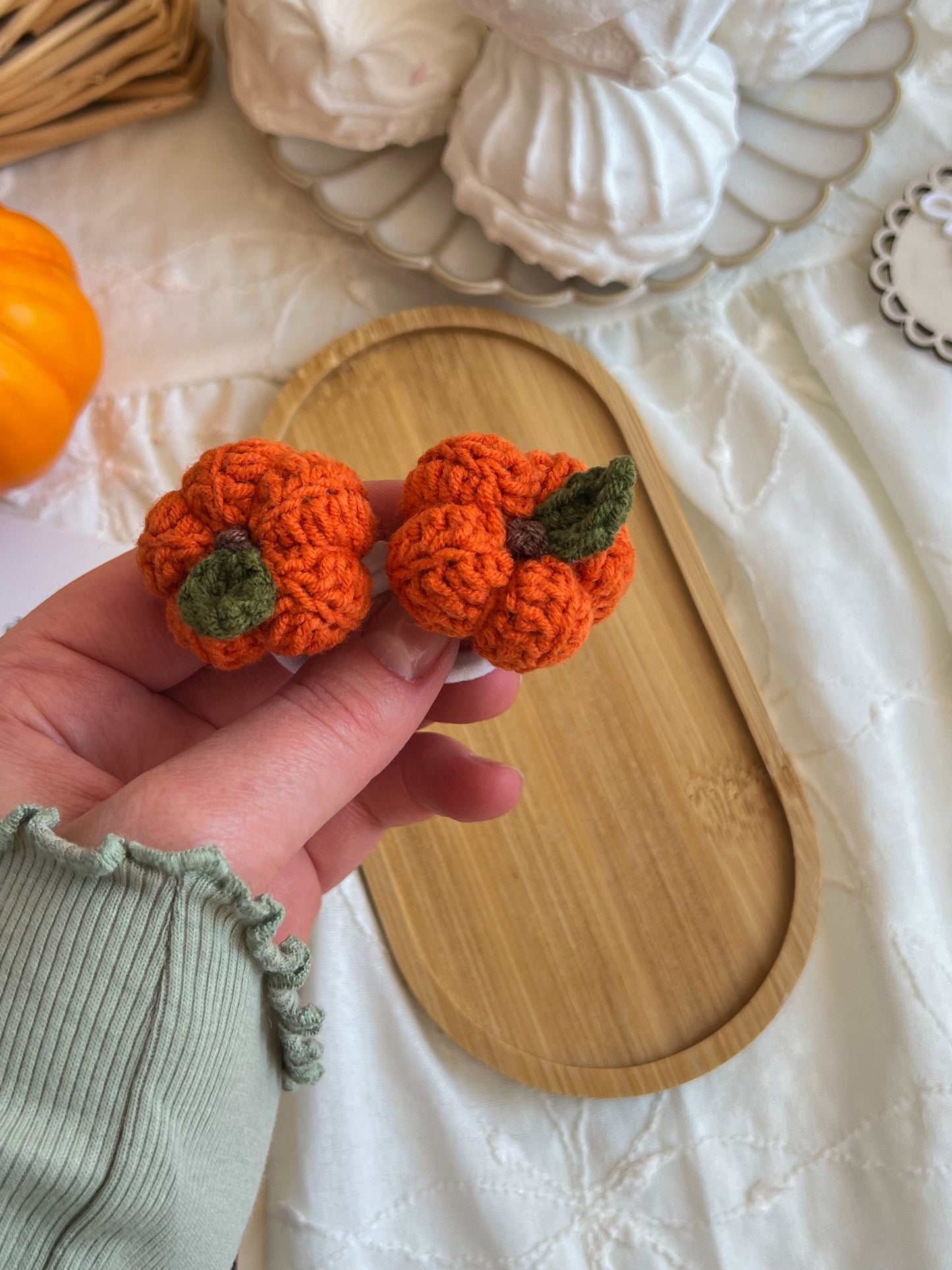 Elastice Croșetate — Pumpkin Vine