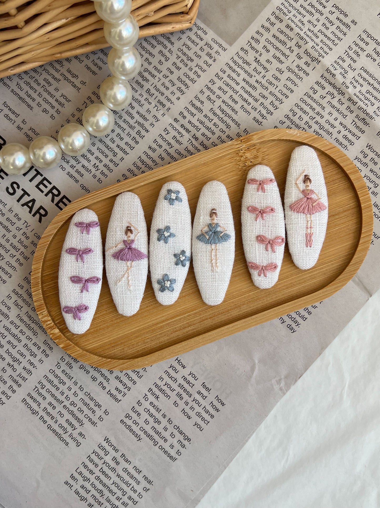 Set clame brodate «Ballerina Mix»