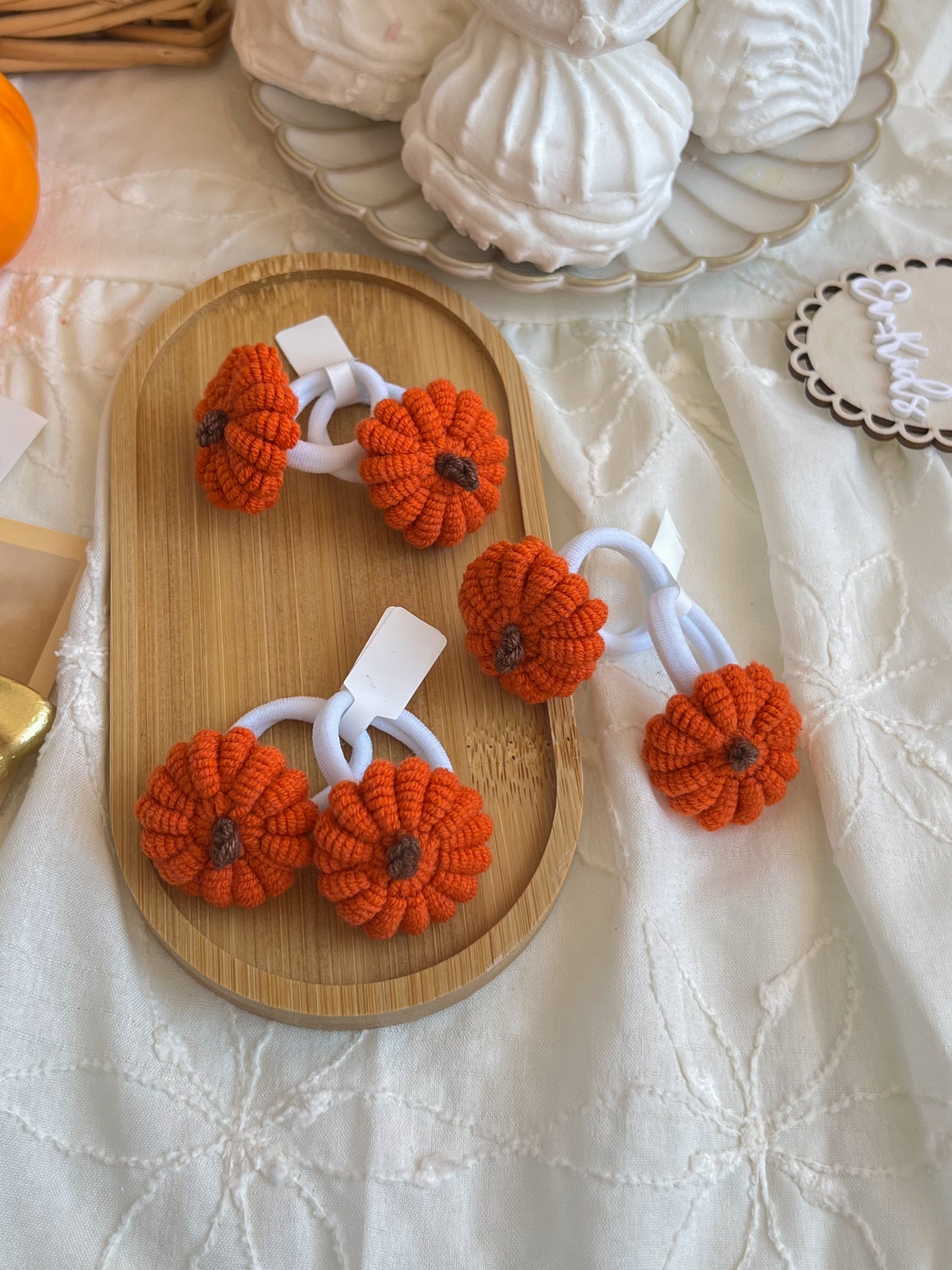 Elastice Croșetate — Pumpkin