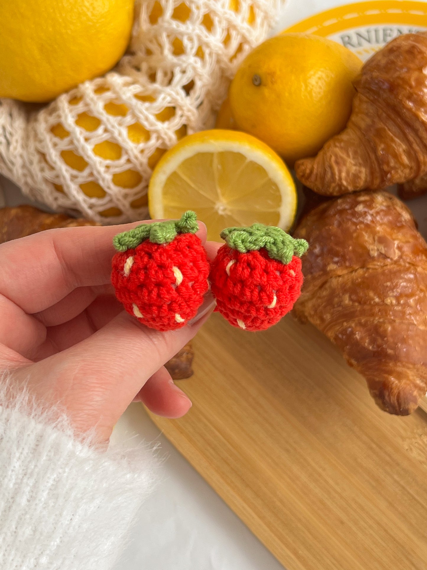 Elastice Croșetate 🍓 Strawberry