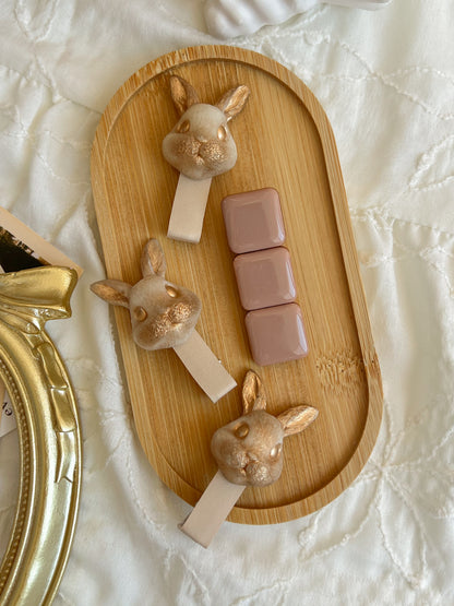 Agrafe 🐰 Bunny Gold & Square
