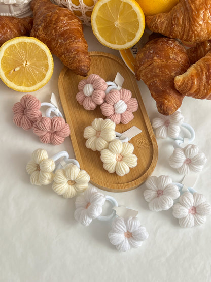 Elastice Croșetate 🌸 Flori Pastel
