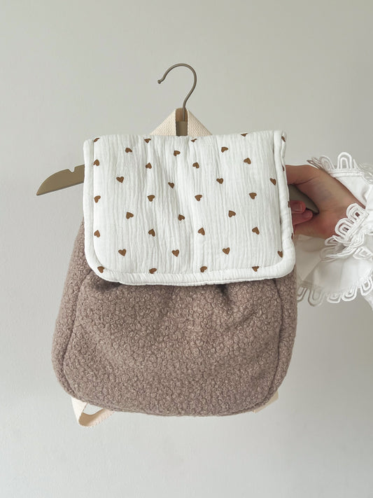 Rucsac Inimioare — Caramel