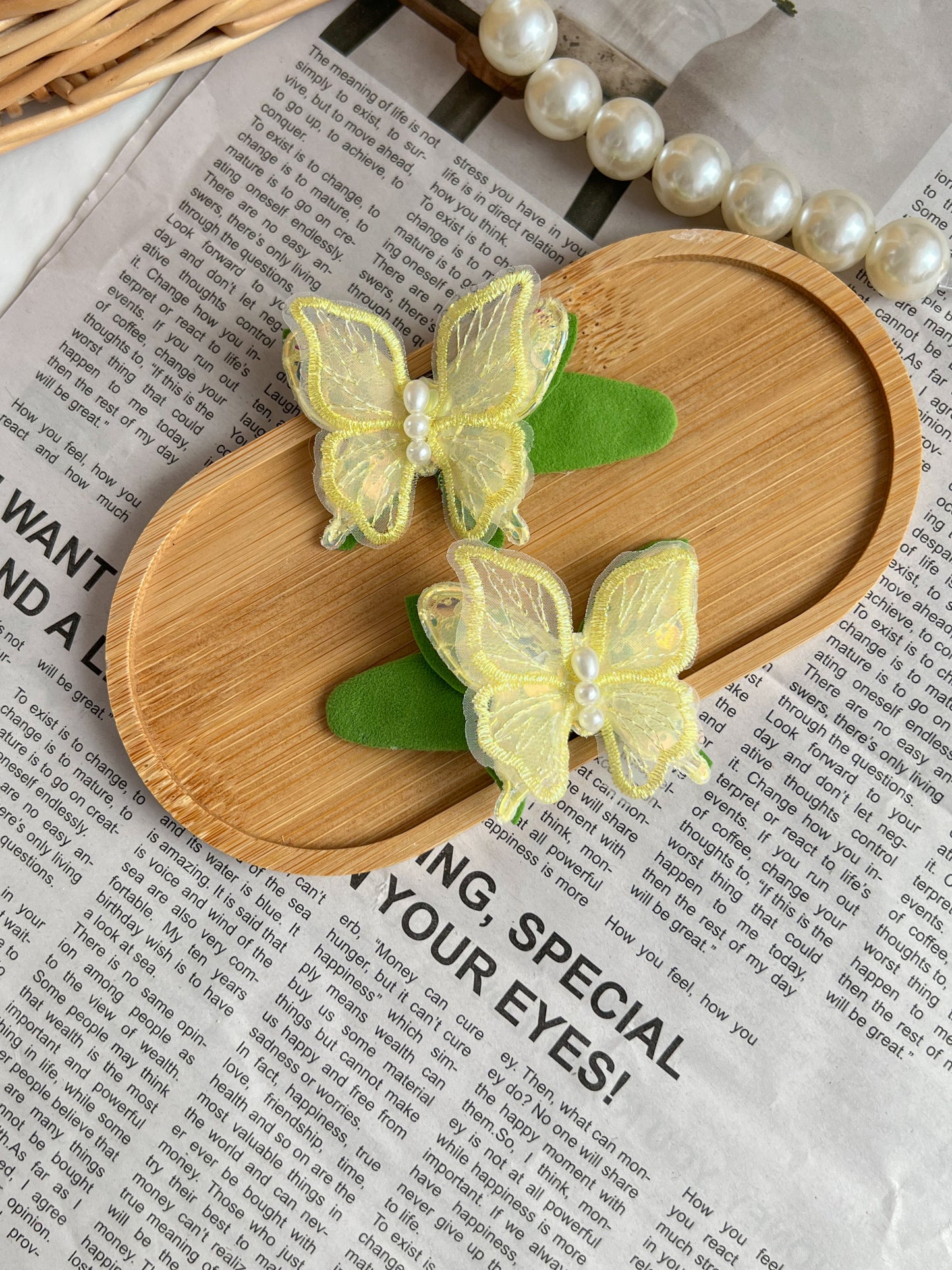 Agrafe 💚 Butterfly Organza