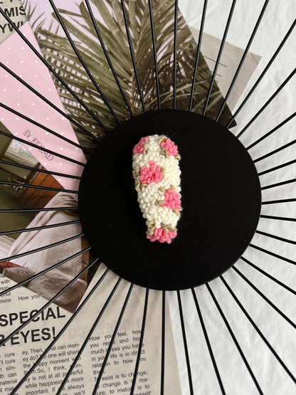 Agrafe Boucle Floral Roz