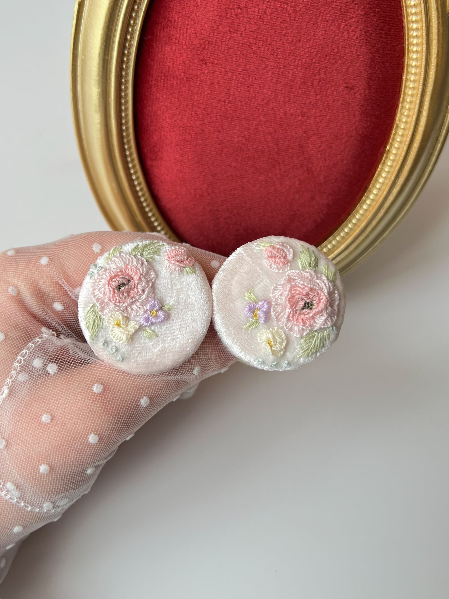 Secret Garden — Elastice cu broderie manuală