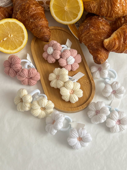 Elastice Croșetate 🌸 Flori Pastel