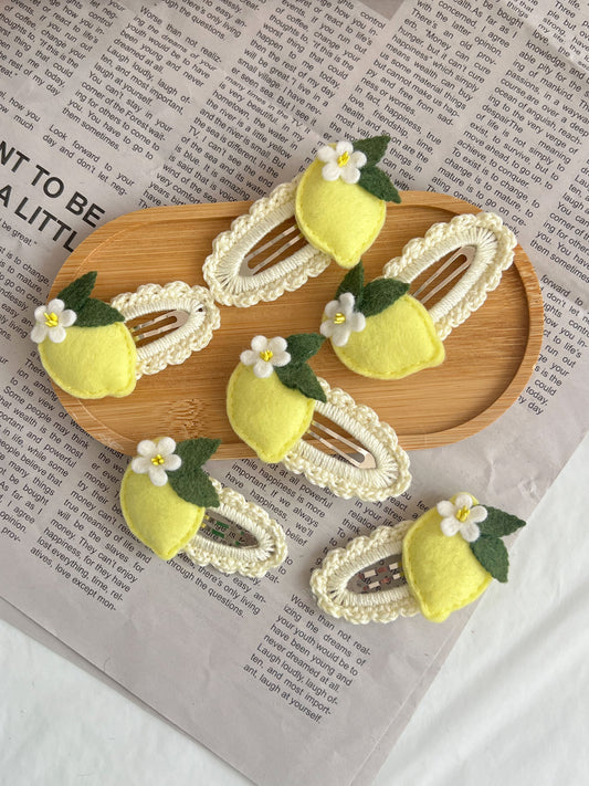 Agrafe Croșetate — Lemon
