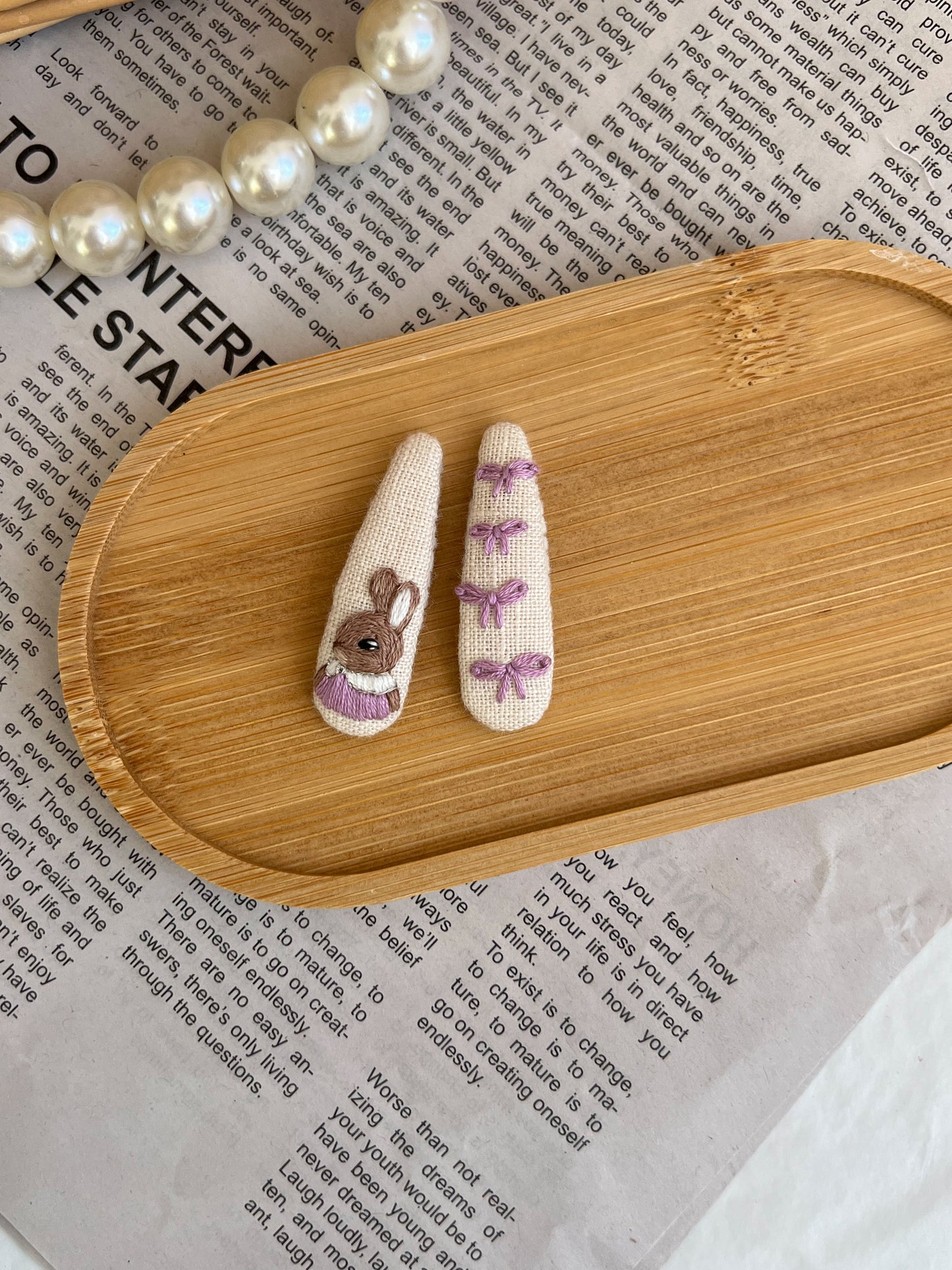 Clame brodate «Sweet Bunny»