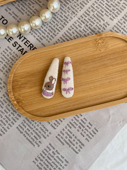 Clame brodate «Sweet Bunny»