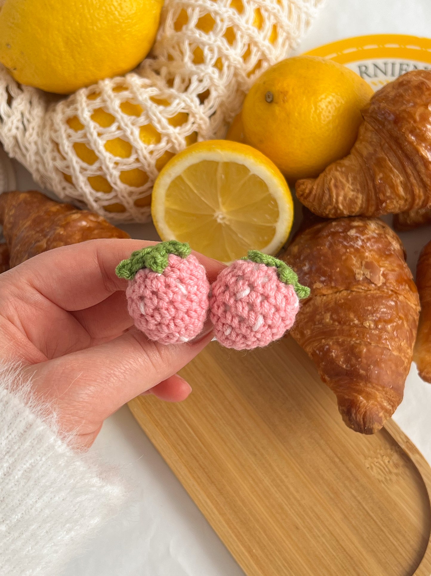 Elastice Croșetate 🍓 Strawberry