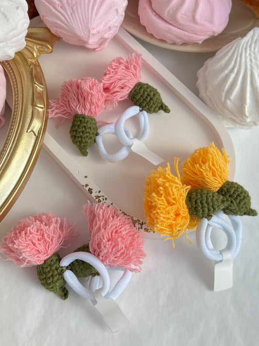 Elastic - Fluffy Flowers
