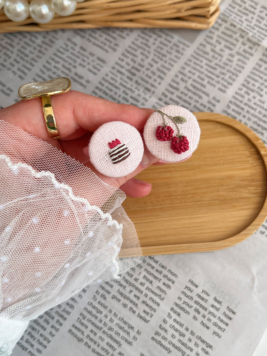 Set elastice brodate «Sweet & Berry»