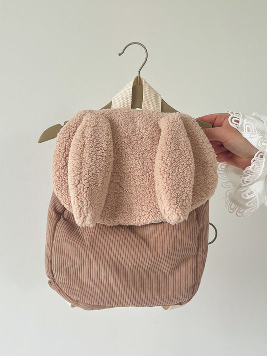 Rucsac Iepuraș — Roz Pudră & Caramel