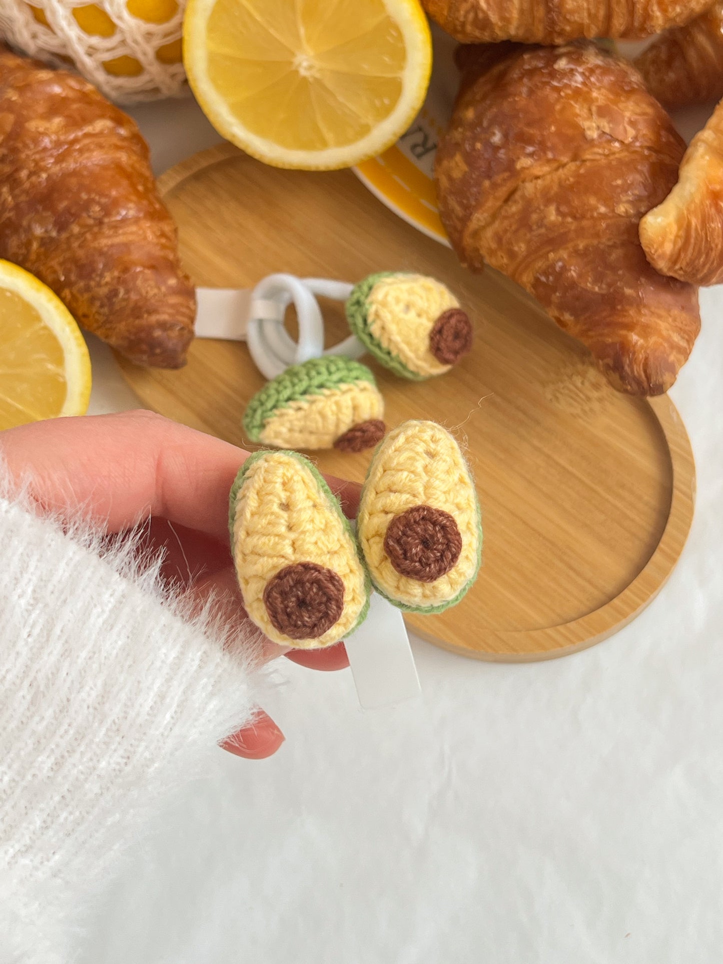 Elastice Croșetate 🥑 Avocado