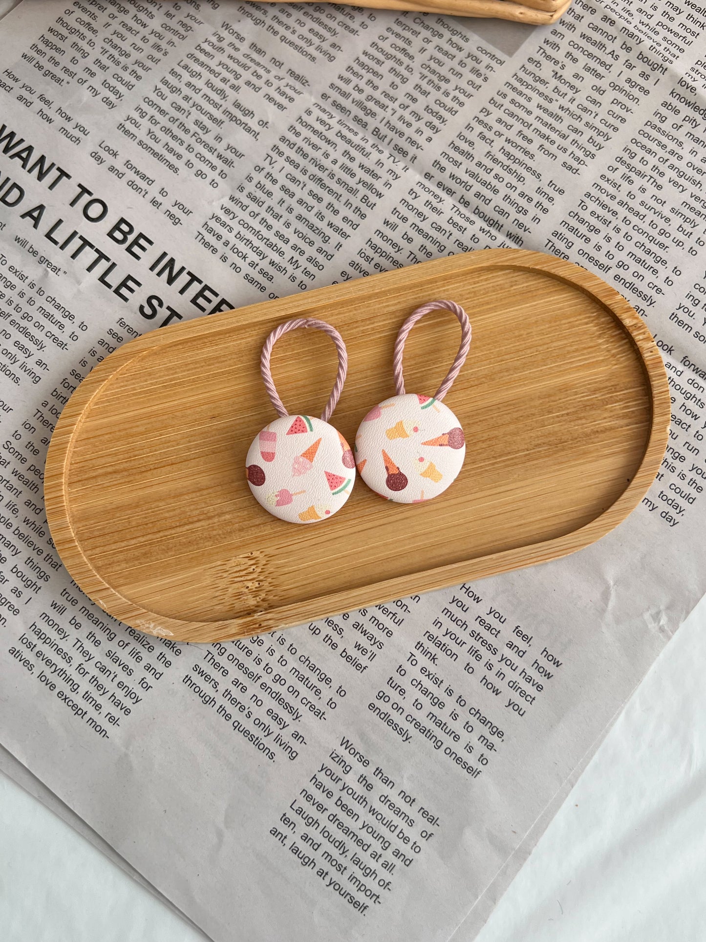 Set elastice «Fructe de vară»