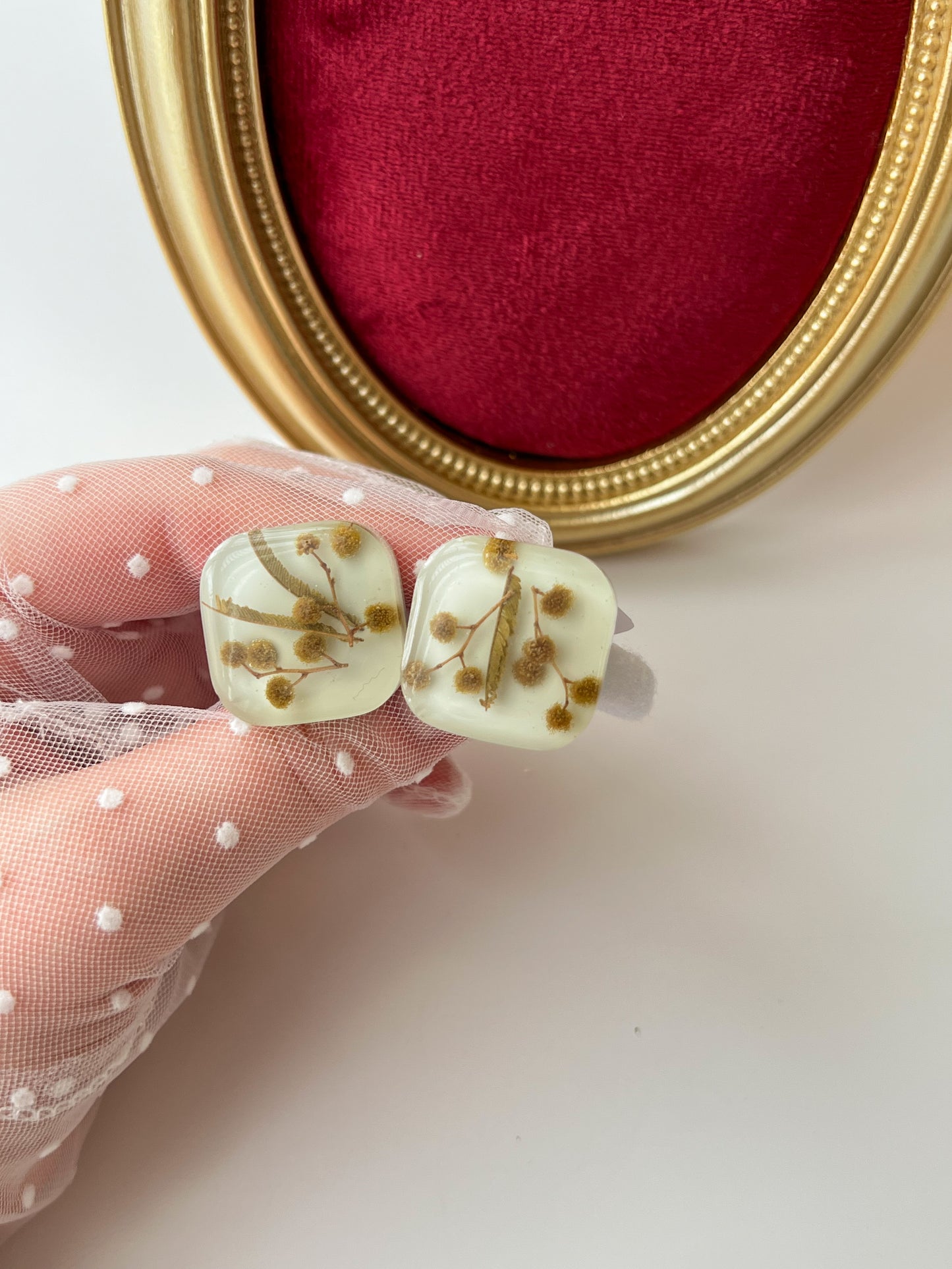Elastice „Botanica” — ivory