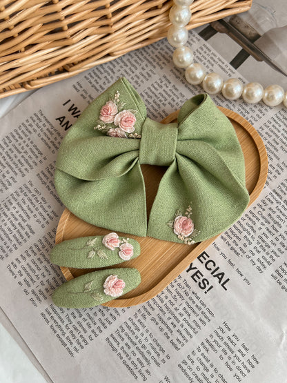 Set Agrafe 🍃 Green Charm