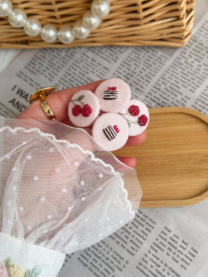 Set elastice brodate «Sweet & Berry»