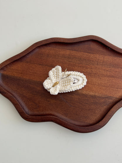 Agrafă Fluture Croșetat – Pastel