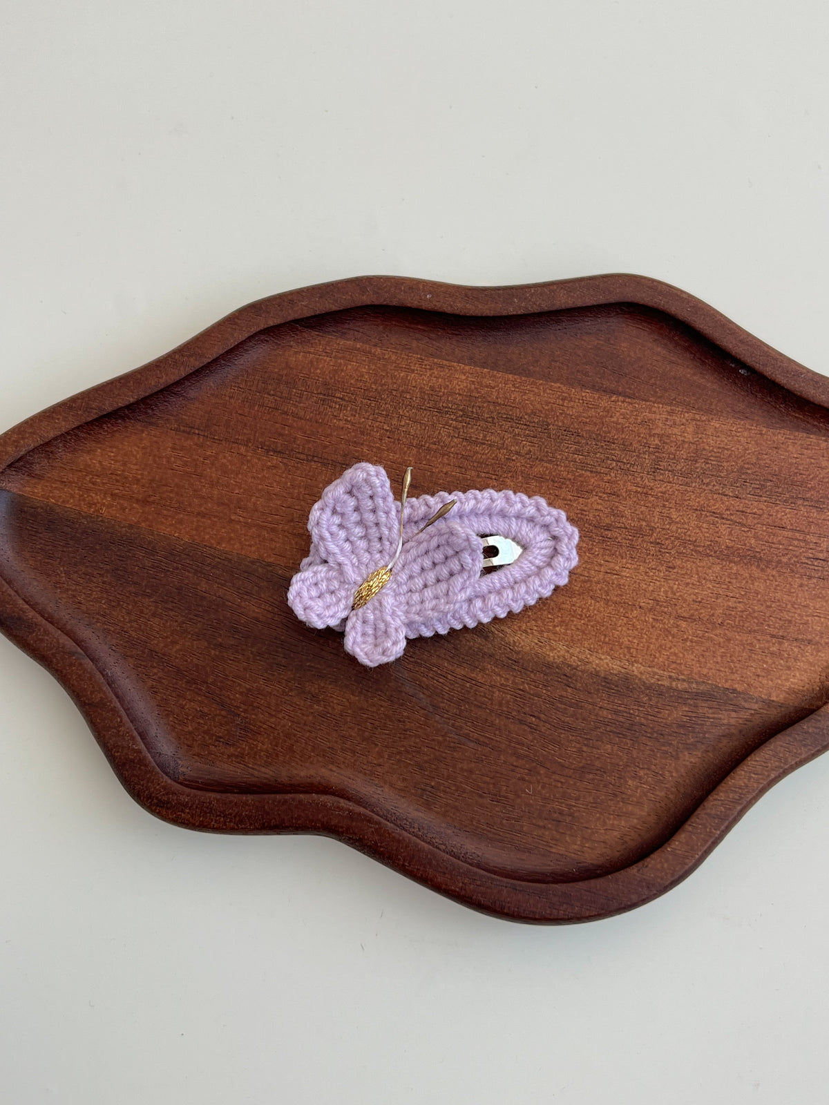 Agrafă Fluture Croșetat – Pastel