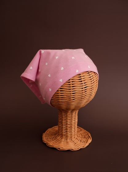 Batista din cotton - Pudra Hearts