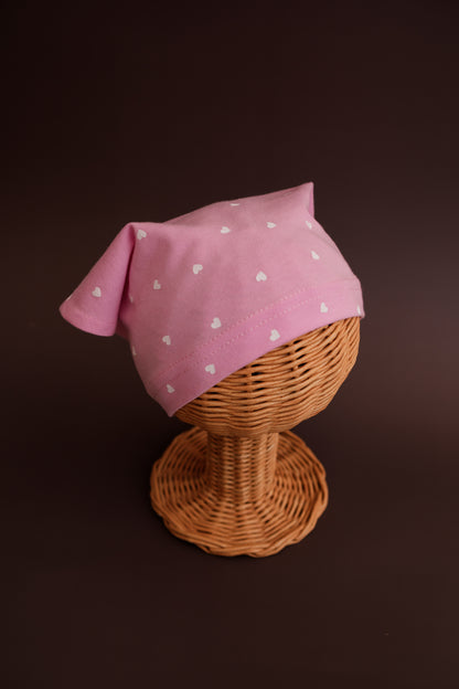 Batista din cotton - Pudra Hearts