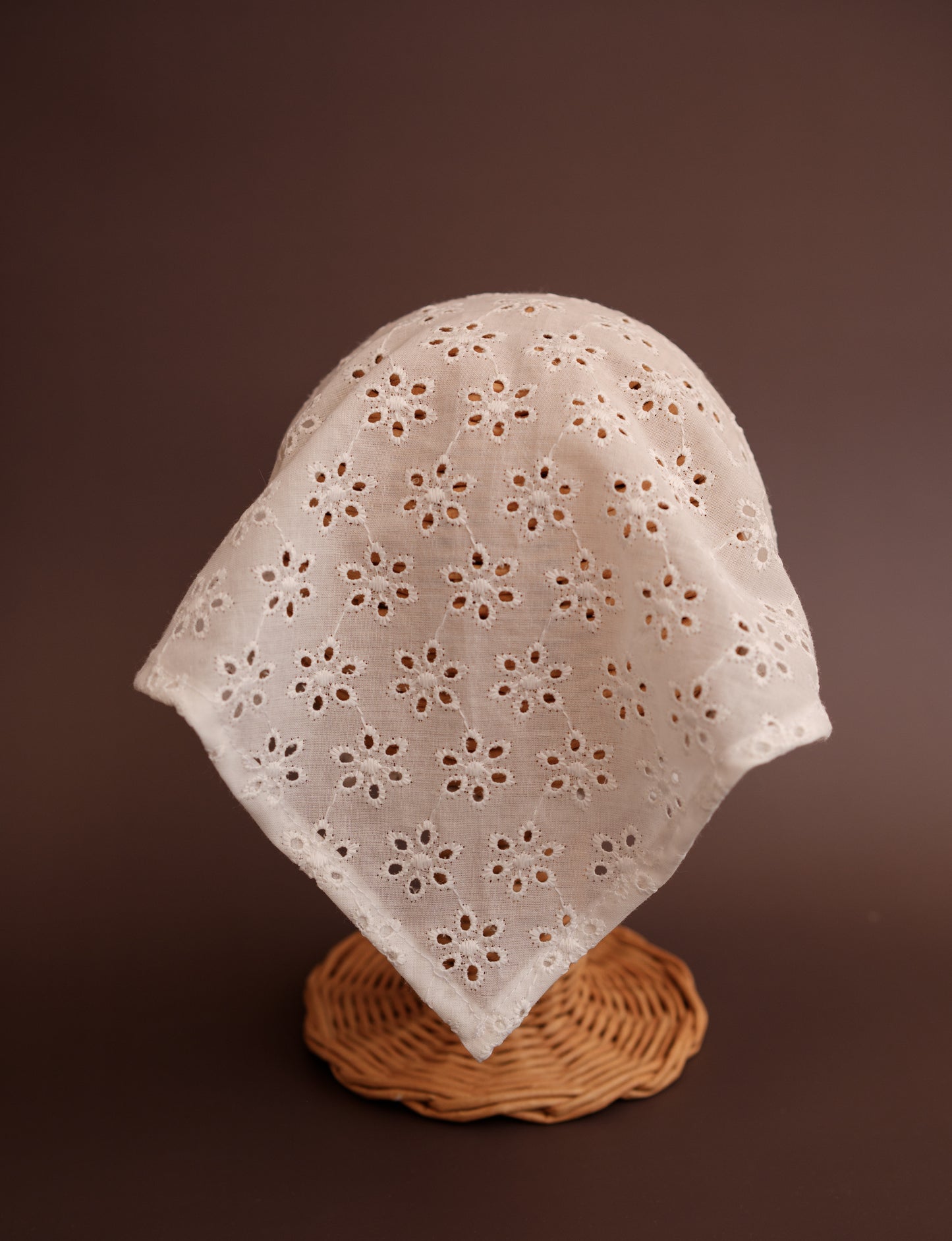 Batistă din cotton - Milky flower