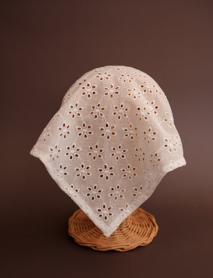 Batistă din cotton - Milky flower