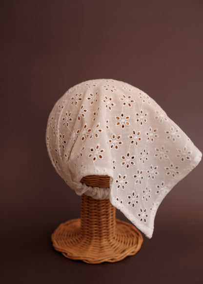 Batistă din cotton - Milky flower