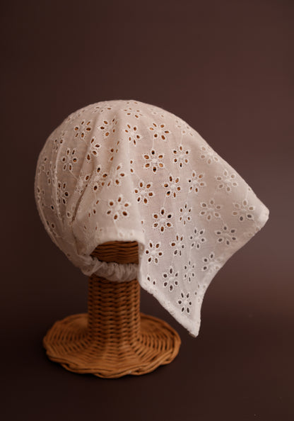 Batistă din cotton - Milky flower
