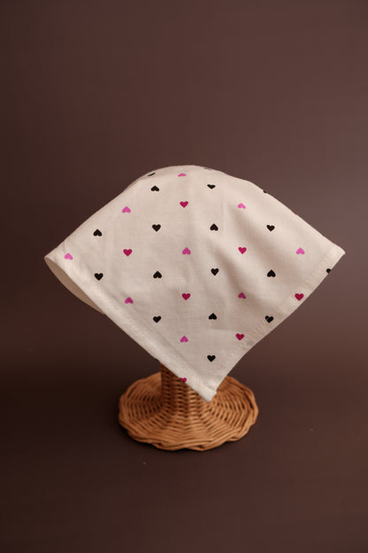 Batistă din cotton - Heart mix