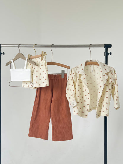 Set din 4 piese - Caramel Hearts