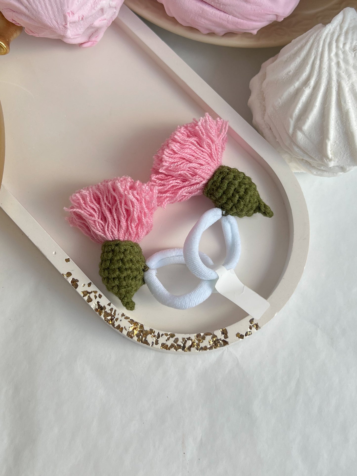 Elastic - Fluffy Flowers