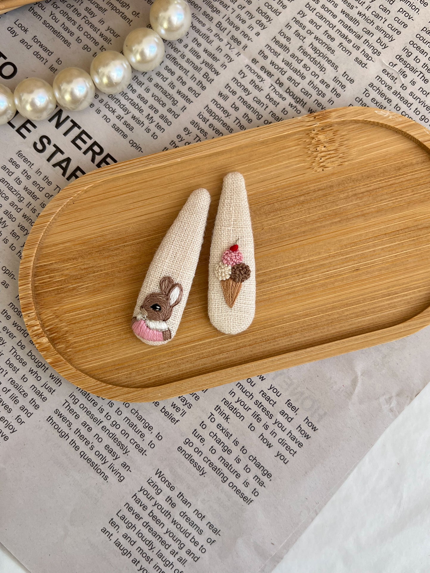 Clame brodate «Sweet Bunny»